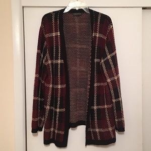 Forever 21 Plus Knit Cardigan in Plaid